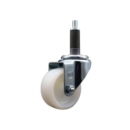 Service Caster 3'' Nylon Wheel Swivel 1'' Expanding Stem Caster SCC-EX20S314-NYS-1